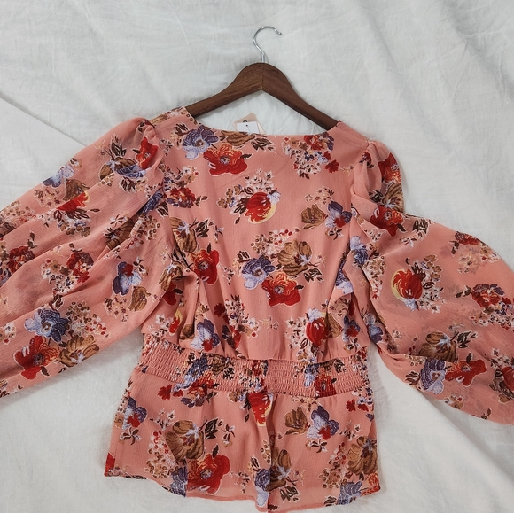 Philosophy long sleeve floral top - Picture 8 of 11